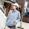 The autumn and winter hooded sweatshirt on Instagram is now available in a thick, versatile solid color, Korean style, loose long-sleeved top for student girls Specification image